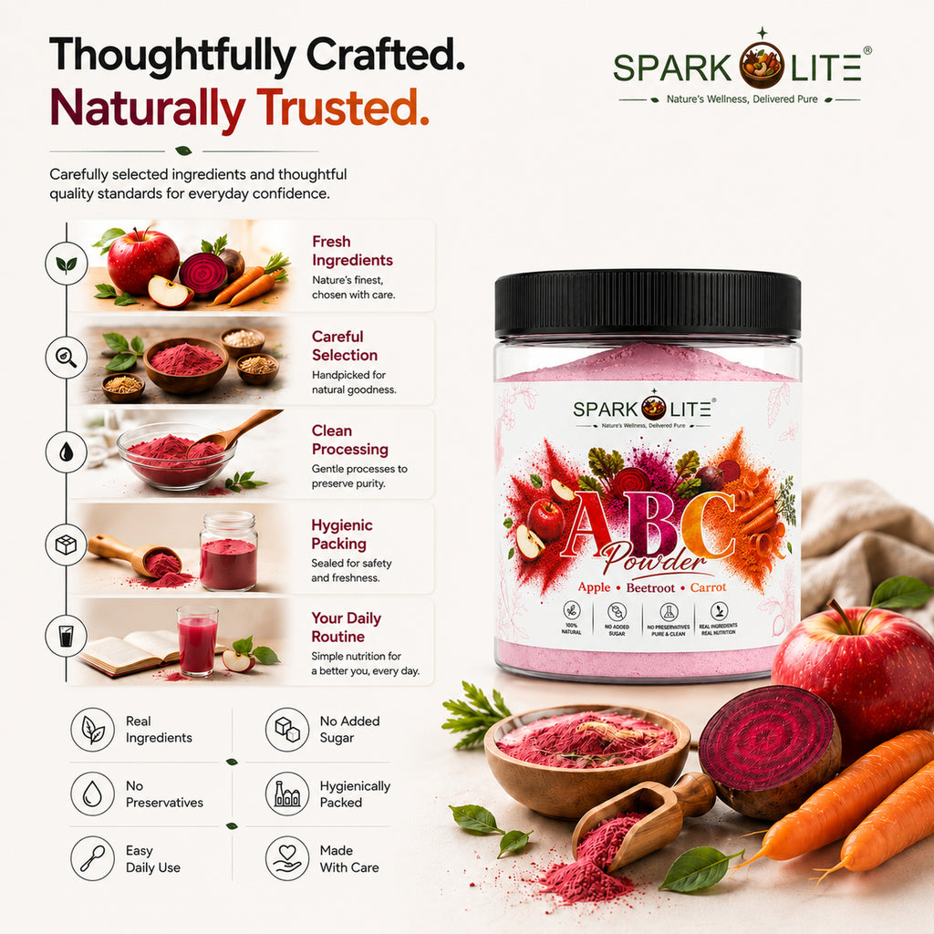 Organic ABC Powder | Apple, Beetroot & Carrot Powder