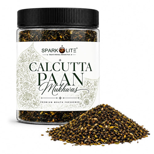 SPARKOLITE® Calcutta Paan Mukhwas 150 Gram| Premium Mouth Freshener | Traditional Indian After Meal Digestive Blend | Sweet & Refreshing Saunf Mix | No Artificial Colours