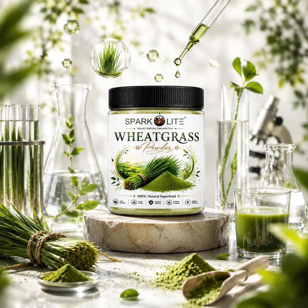 Organic Wheatgrass Powder | Pure Natural Superfood | Rich in Chlorophyll, Antioxidants & Plant Nutrients | Supports Detox, Energy & Daily Wellness | No Added Sugar, Preservatives or Artificial Ingredients | Vegan (1 kg (pack of 2x500 Gms ))