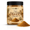 SPARKOLITE® Organic Jaggery Powder 100 Gram | Unrefined Natural Sweetener | Made from Organic Sugarcane Juice | No Chemicals, No Sulphur | Rich Caramel Taste | Alternative to Refined Sugar | For Tea, Coffee, Sweets & Daily Use