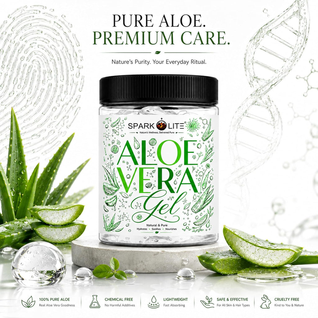 Aloe Vera Gel for Face, Skin & Hair 200 Gram| Enriched with Pure Aloe Vera | Lightweight Non-Sticky Hydration | Cooling & Soothing Daily Care | Suitable for Men & Women