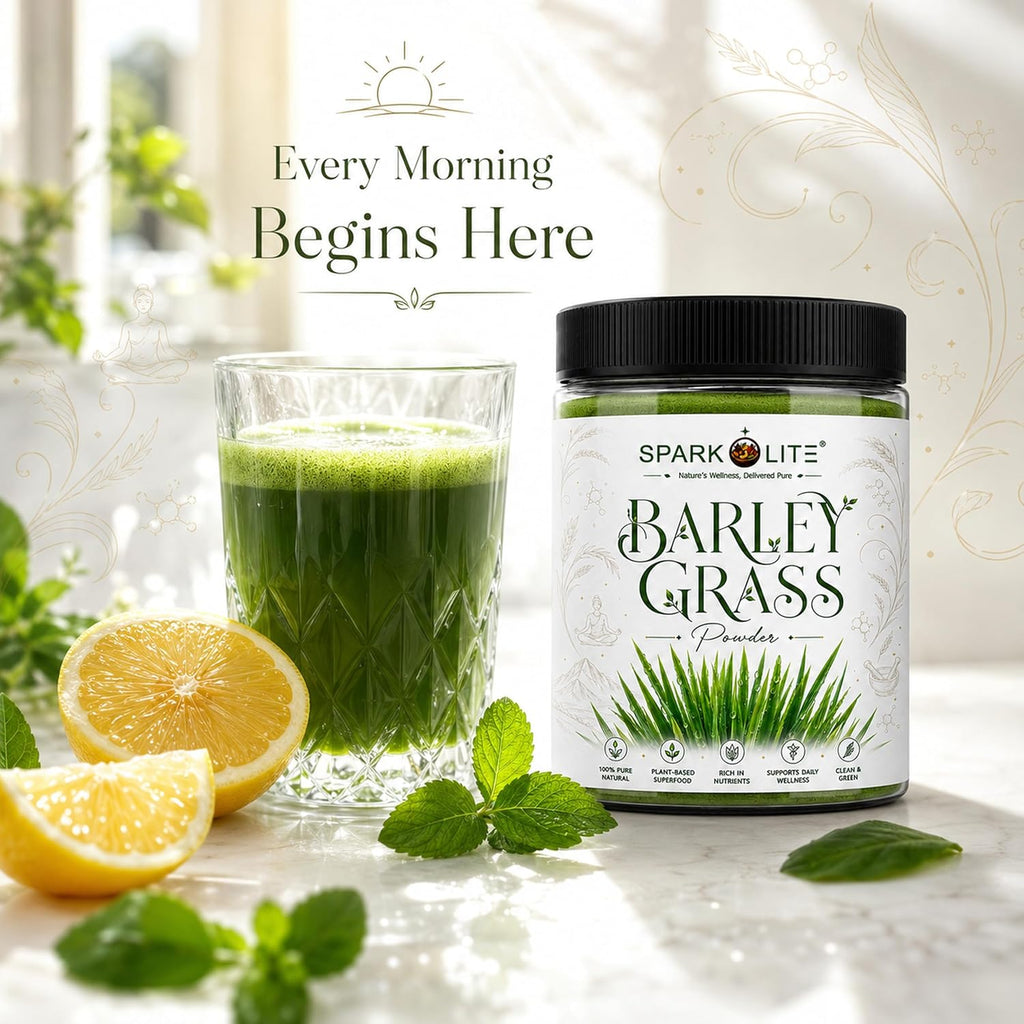 Organic Barley Grass Powder | Premium Green Superfood | Rich in Naturally Occurring Nutrients & Chlorophyll | Vegan | Gluten Free | No Added Sugar | Daily Wellness Drink Mix | 1Kg (500 G x 2)