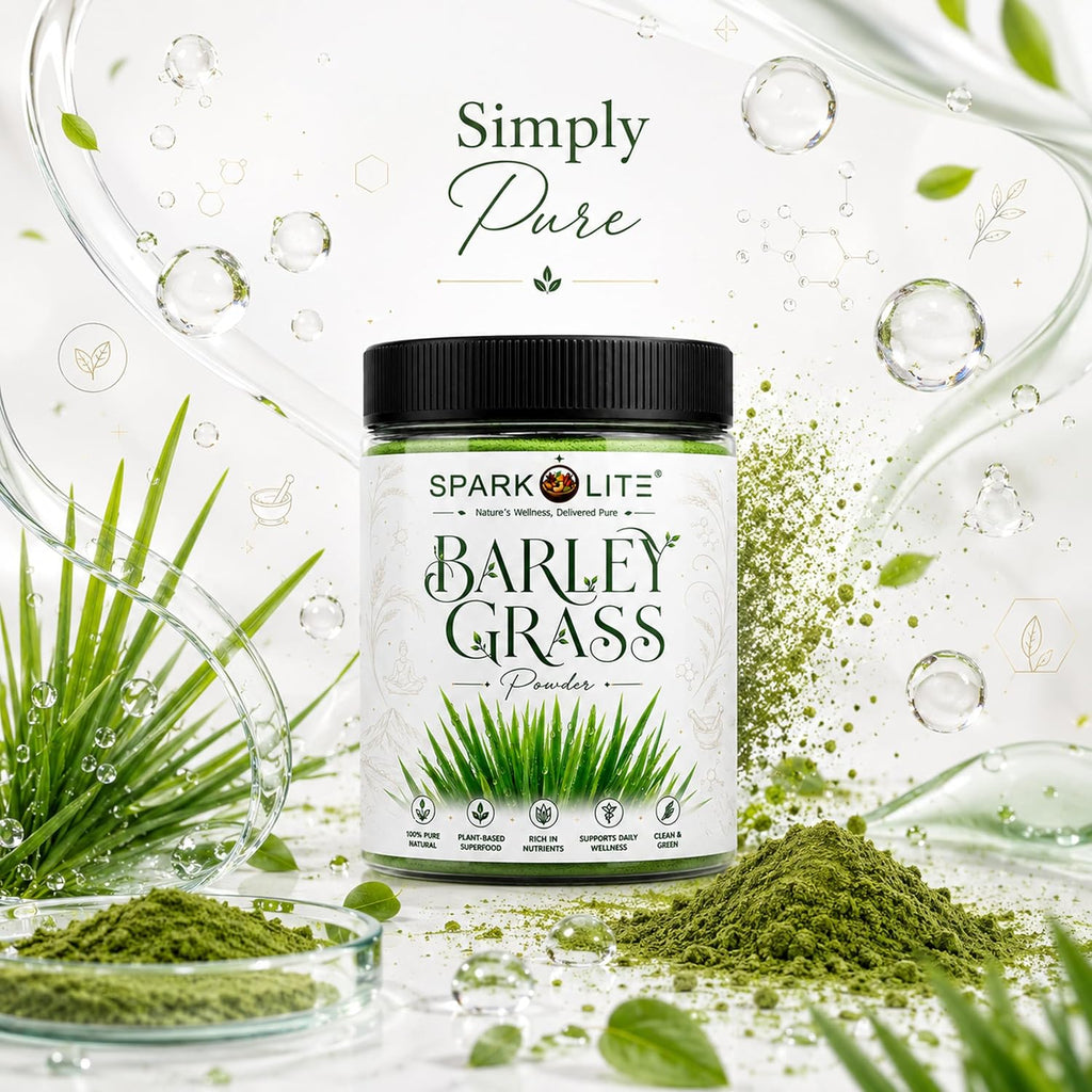Organic Barley Grass Powder | Premium Green Superfood | Rich in Naturally Occurring Nutrients & Chlorophyll | Vegan | Gluten Free | No Added Sugar | Daily Wellness Drink Mix | 1Kg (500 G x 2)