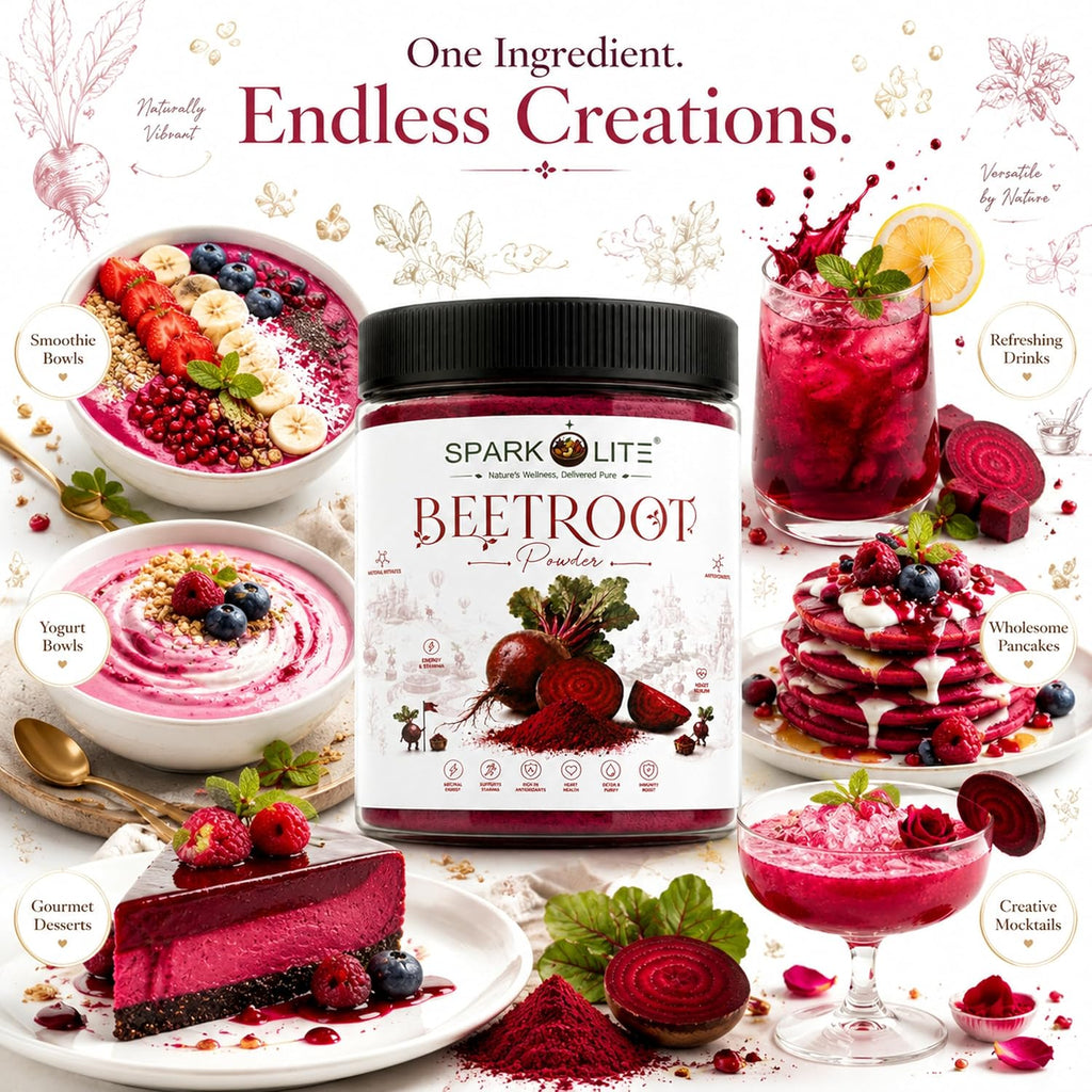 Beetroot Powder 1 Kg | Premium Beet Root Powder | Naturally Rich in Dietary Nitrates | Smoothie, Juice & Shake Mix | No Added Sugar | Vegan | Finely Milled