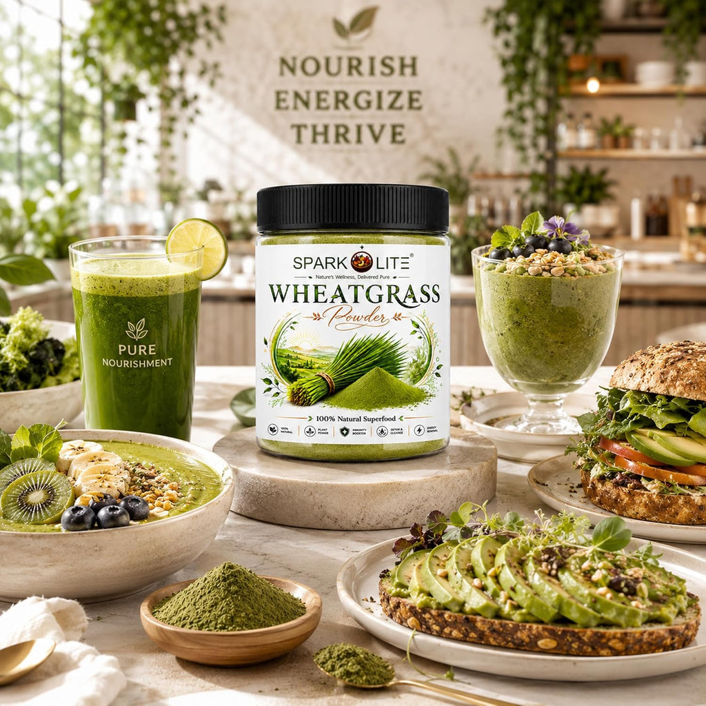 Organic Wheatgrass Powder | Pure Natural Superfood | Rich in Chlorophyll, Antioxidants & Plant Nutrients | Supports Detox, Energy & Daily Wellness | No Added Sugar, Preservatives or Artificial Ingredients | Vegan (1 kg (pack of 2x500 Gms ))