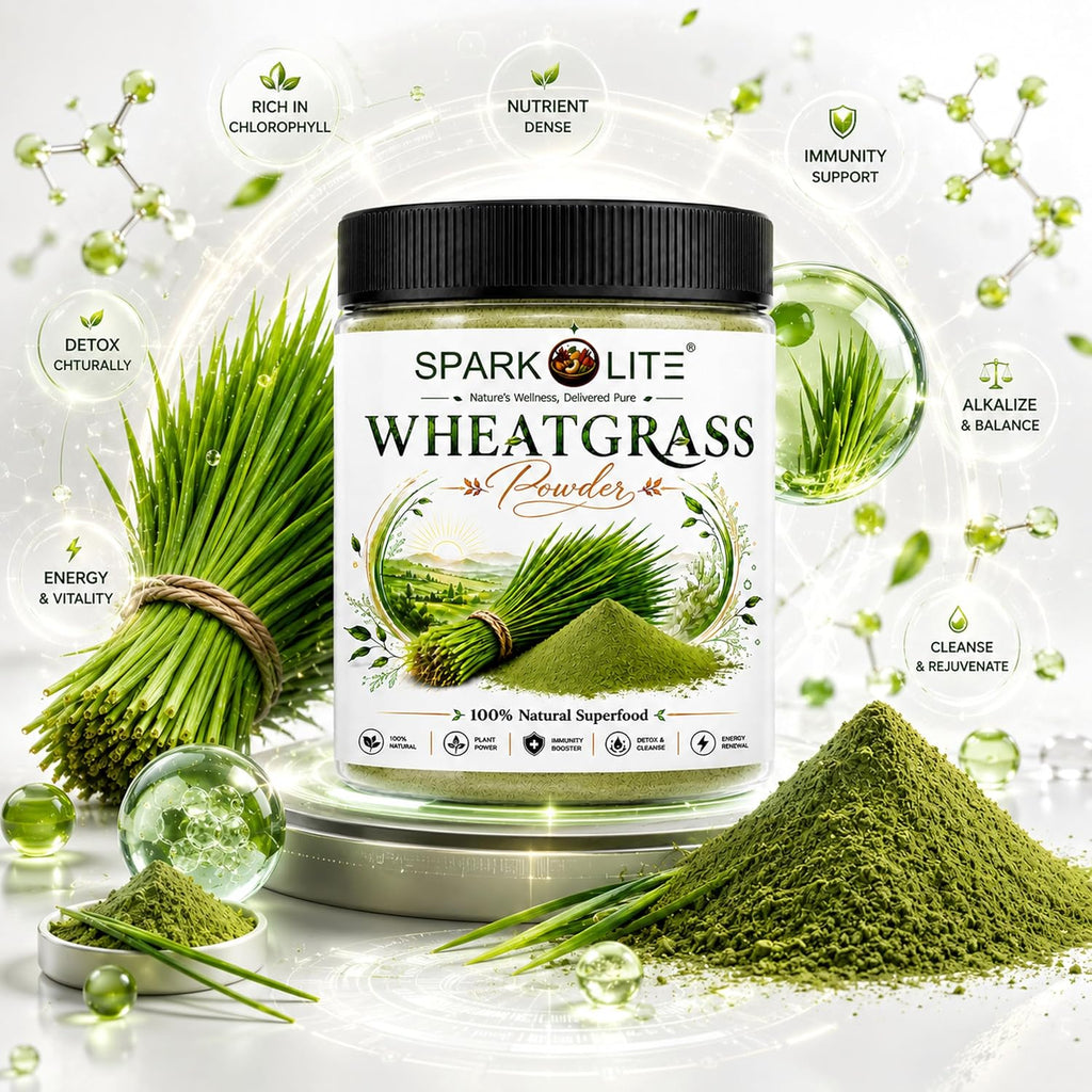 Organic Wheatgrass Powder | Pure Natural Superfood | Rich in Chlorophyll, Antioxidants & Plant Nutrients | Supports Detox, Energy & Daily Wellness | No Added Sugar, Preservatives or Artificial Ingredients | Vegan (1 kg (pack of 2x500 Gms ))