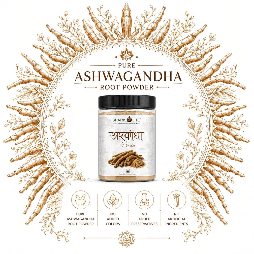 Organic Ashwagandha Powder | Premium Ashwagandha Root Powder | Traditionally Used Ayurvedic Herb | Finely Ground Natural Root Powder | No Added Preservatives | Vegan & Vegetarian| 1Kg(Pack of 2 x 500 Gms)