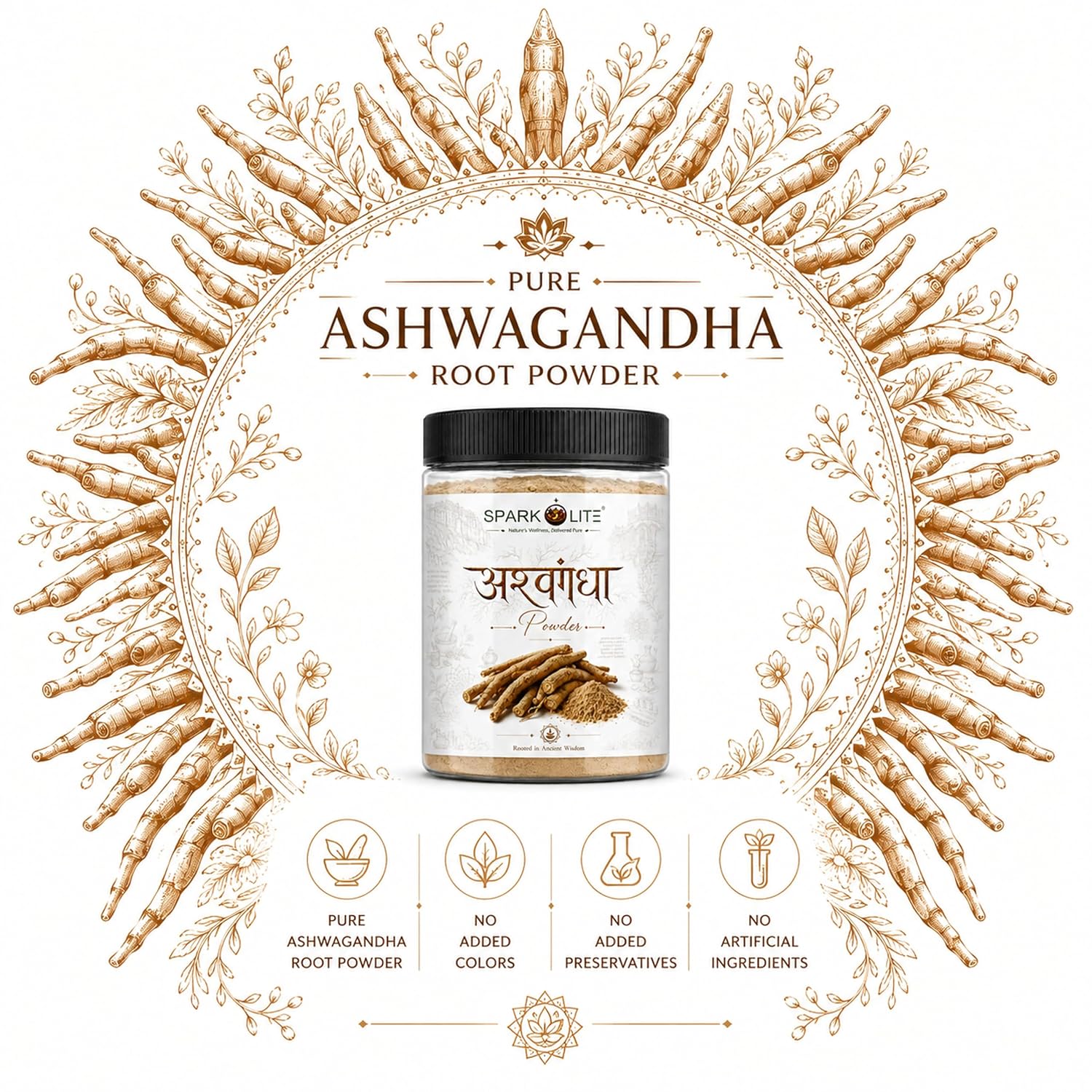 Organic Ashwagandha Powder | Premium Ashwagandha Root Powder | Traditionally Used Ayurvedic Herb | Finely Ground Natural Root Powder | No Added Preservatives | Vegan & Vegetarian| 1Kg(Pack of 2 x 500 Gms)