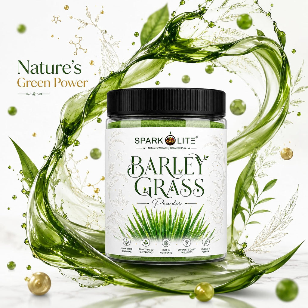 Organic Barley Grass Powder | Premium Green Superfood | Rich in Naturally Occurring Nutrients & Chlorophyll | Vegan | Gluten Free | No Added Sugar | Daily Wellness Drink Mix | 1Kg (500 G x 2)