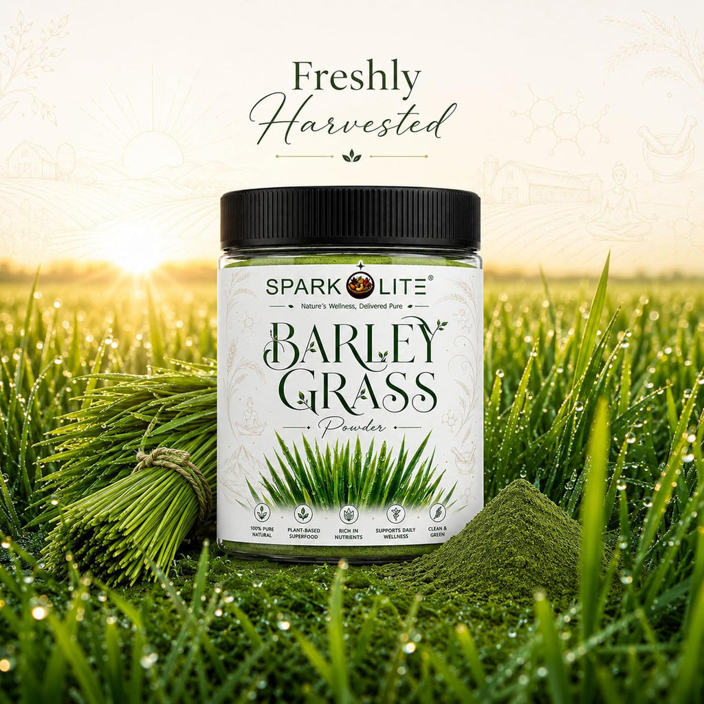 Organic Barley Grass Powder | Premium Green Superfood | Rich in Naturally Occurring Nutrients & Chlorophyll | Vegan | Gluten Free | No Added Sugar | Daily Wellness Drink Mix | 1Kg (500 G x 2)