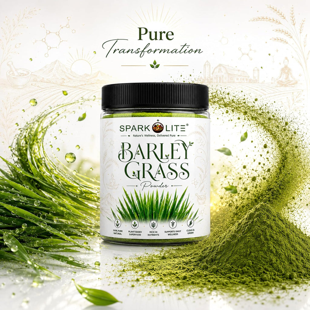 Organic Barley Grass Powder | Premium Green Superfood | Rich in Naturally Occurring Nutrients & Chlorophyll | Vegan | Gluten Free | No Added Sugar | Daily Wellness Drink Mix | 1Kg (500 G x 2)